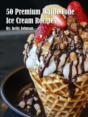 cover image of 50 Premium Waffle Cone Ice Cream Recipes